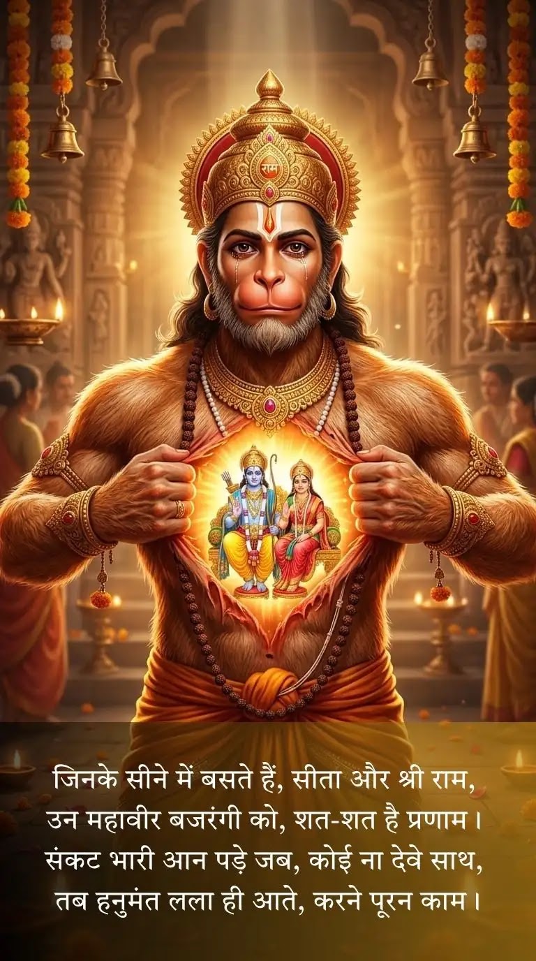 Hanuman Ji Bhakti Shayari in Hindi