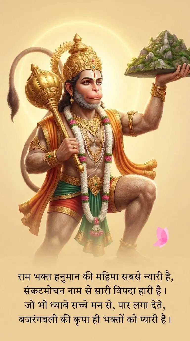 Hanuman Ji Bhakti Shayari in Hindi
