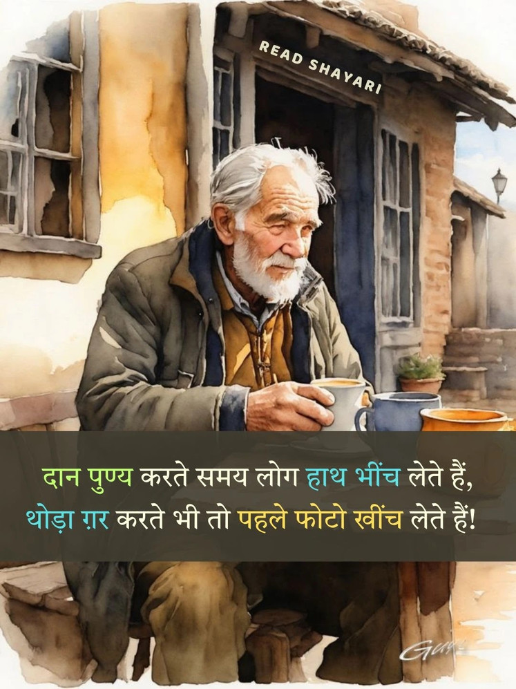 Life Realty Emotional Sad Shayari - पहले फोटो खींच लेते हैं
