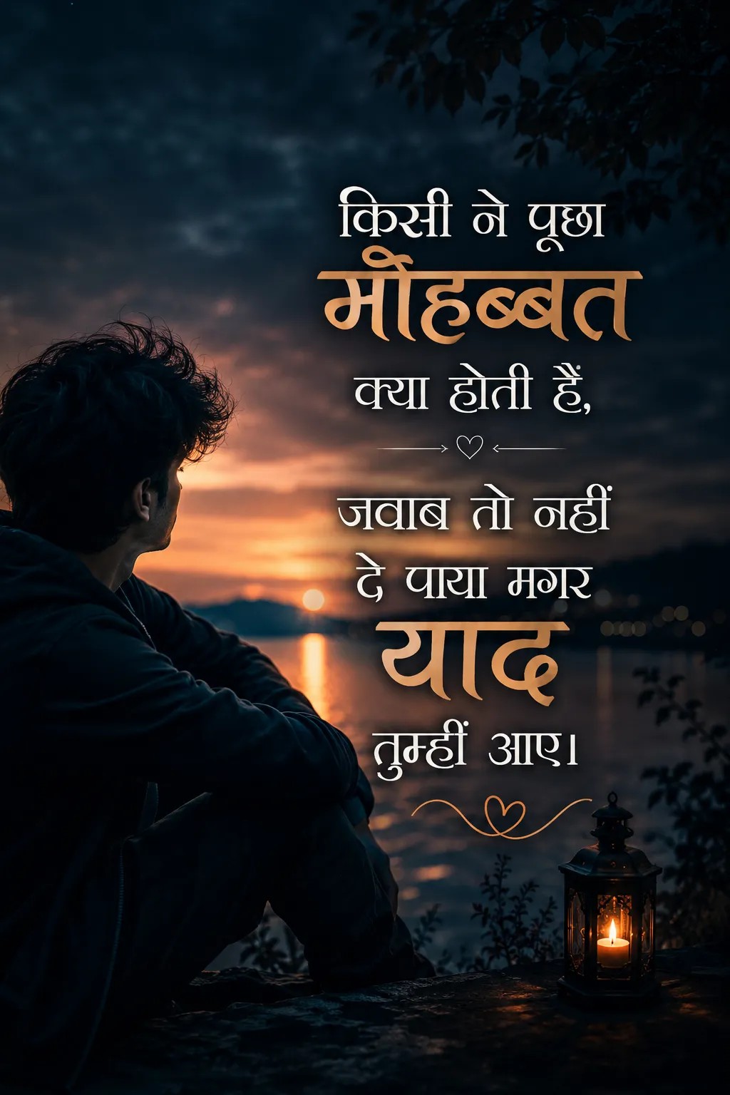 प्यार के इज़हार पर दो लाइन शायरी हिंदी में