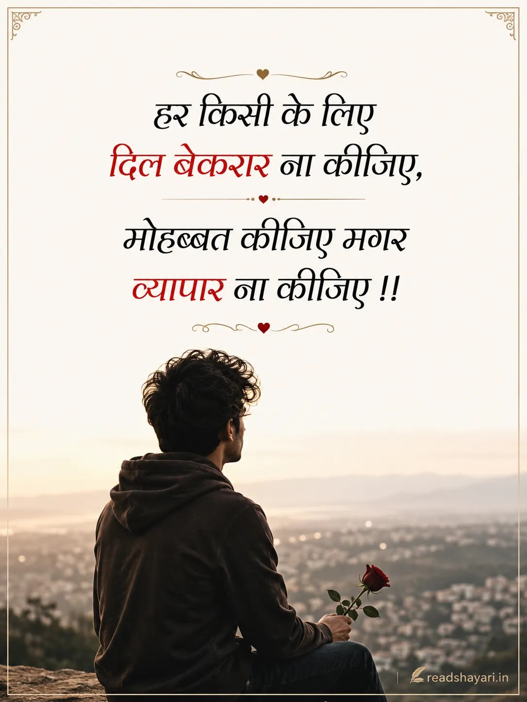 Deep Emotional 2 Line Shayari in Hindi