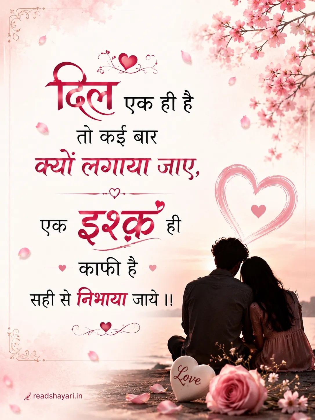 2 Line Love Shayari for Boyfriend Flirty 2 Line Love Shayari in Hindi