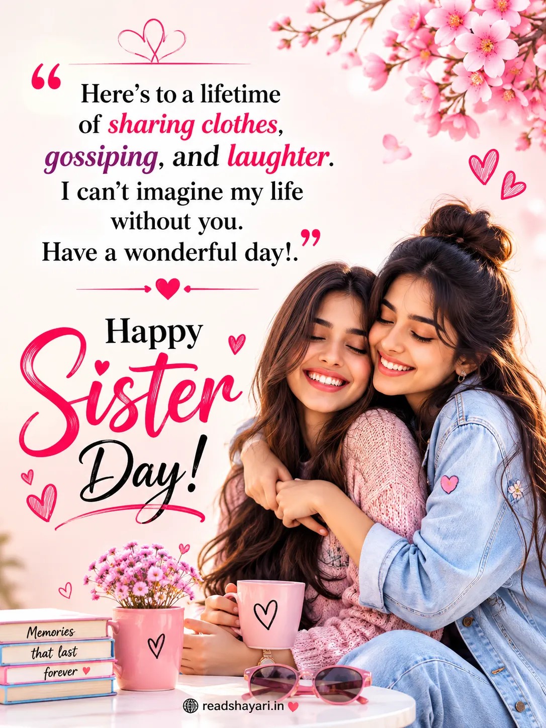 Happy National Sisters Day Greeting Cards