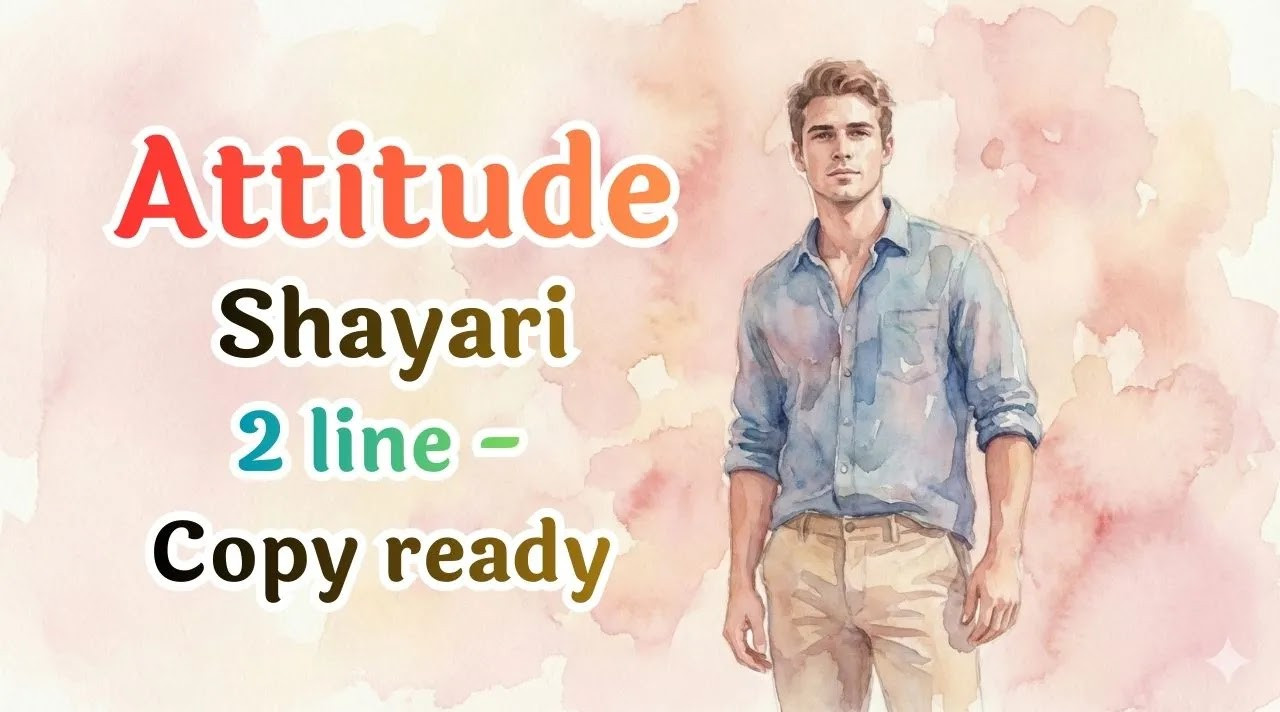 Attitude Shayari 2 Line