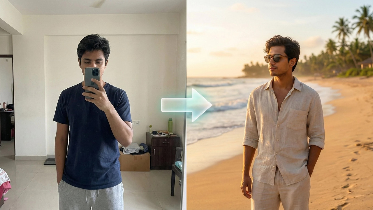 10 AI Prompts to Turn Your Photos into Realistic Beach Portraits
