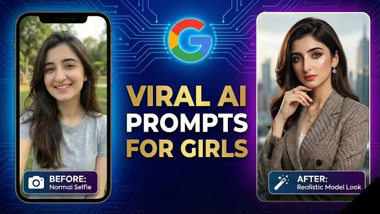 Viral Gemini AI Photo Editing Prompts for Girls to create 4K Realistic Photos