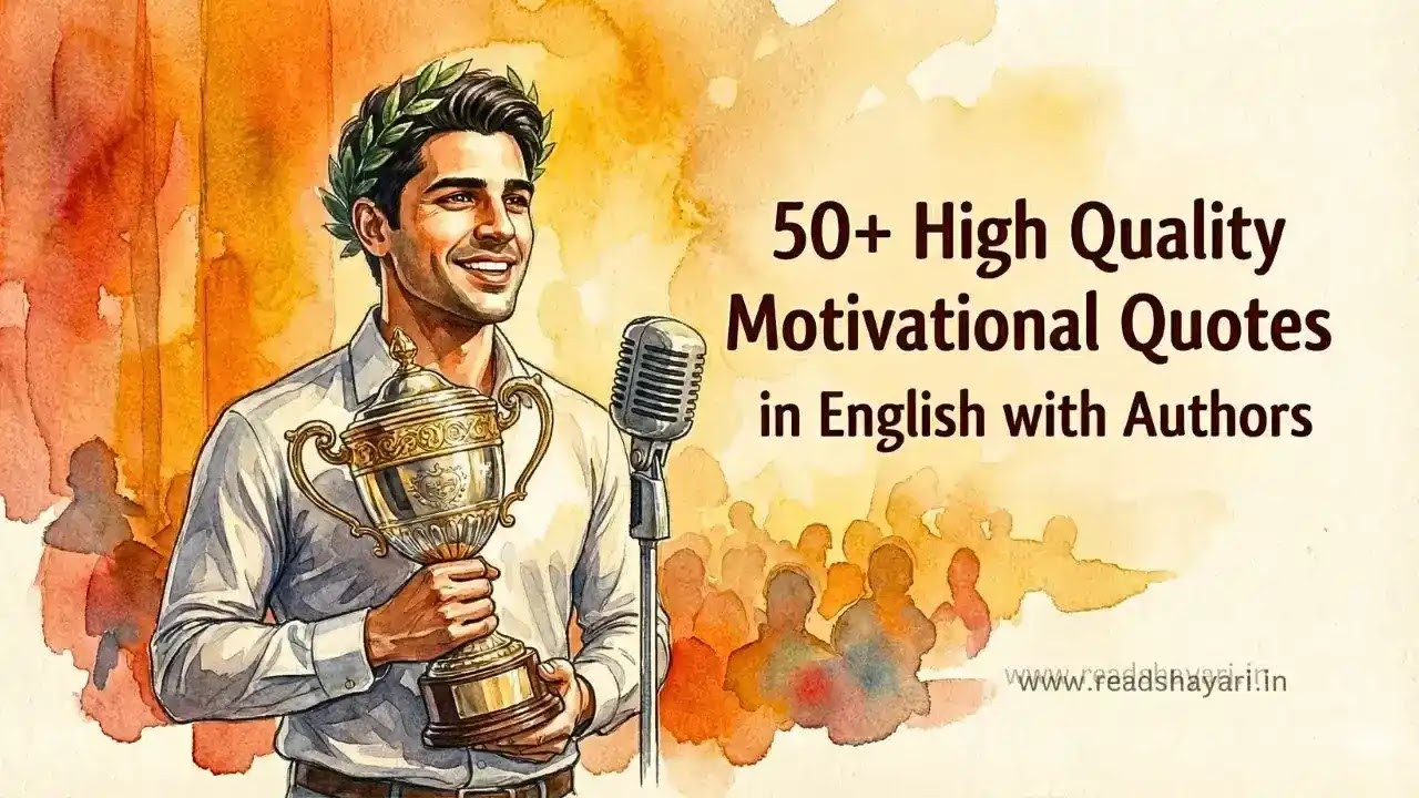 Motivational Quotes in English with author name