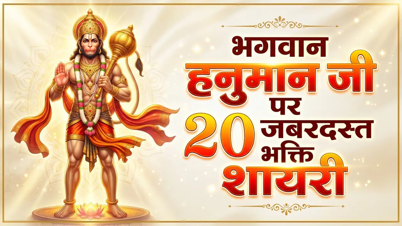 Hanuman Ji Bhakti Shayari in Hindi Hanuman Ji Bhakti Shayari in Hindi 2026 with Images