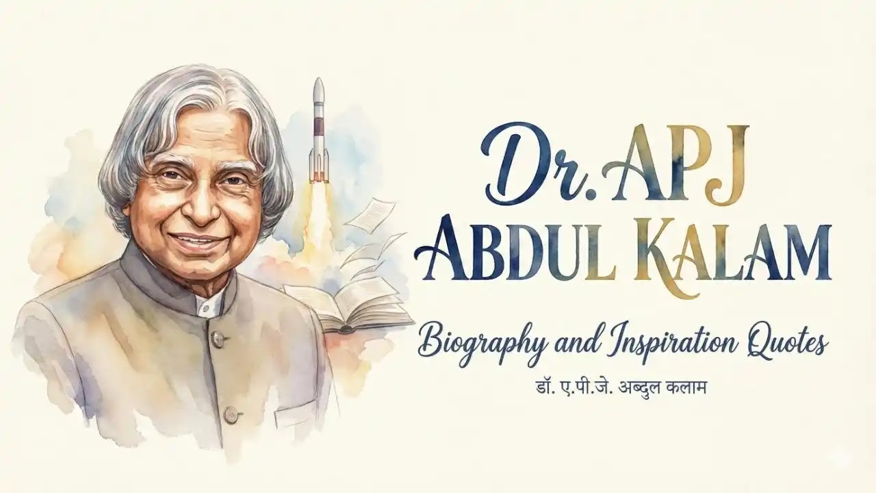 Dr. APJ Abdul Kalam Biography and Inspiration Quotes