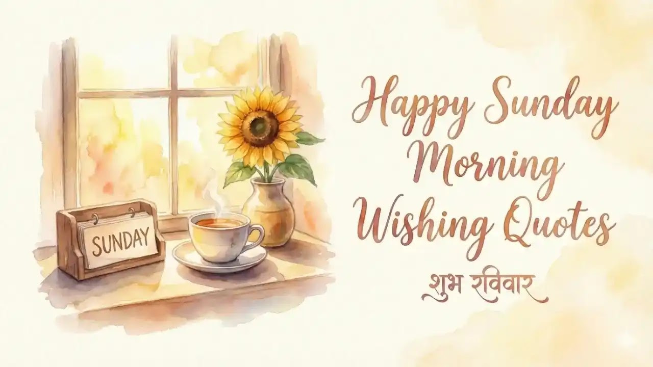 Happy Sunday Morning Wishes Quotes | Positive Sunday Messages
