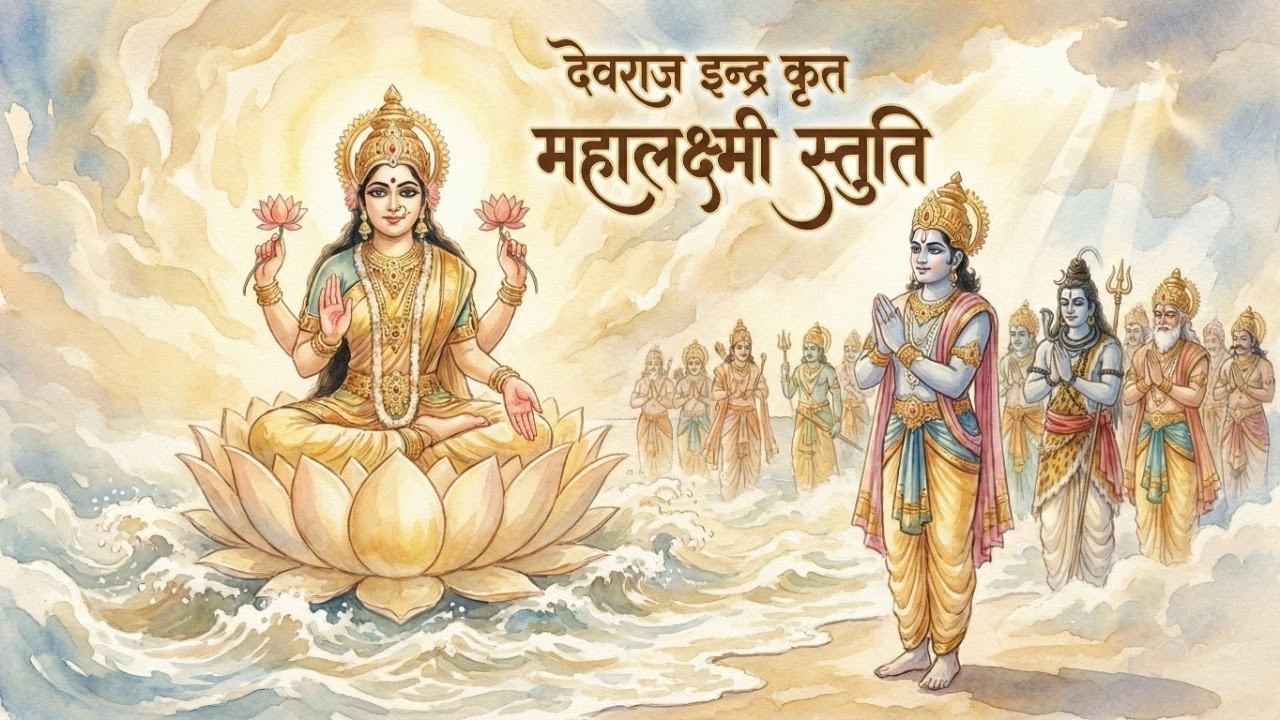 देवराज इन्द्र कृत महालक्ष्मी स्तुति | Indra Krit Mahalakshmi Stuti Lyrics in Hindi