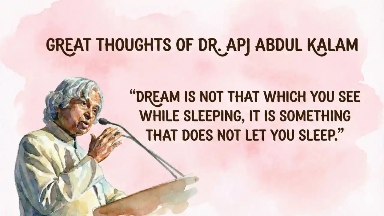 Inspiration by Dr. APJ Abdul Kalam