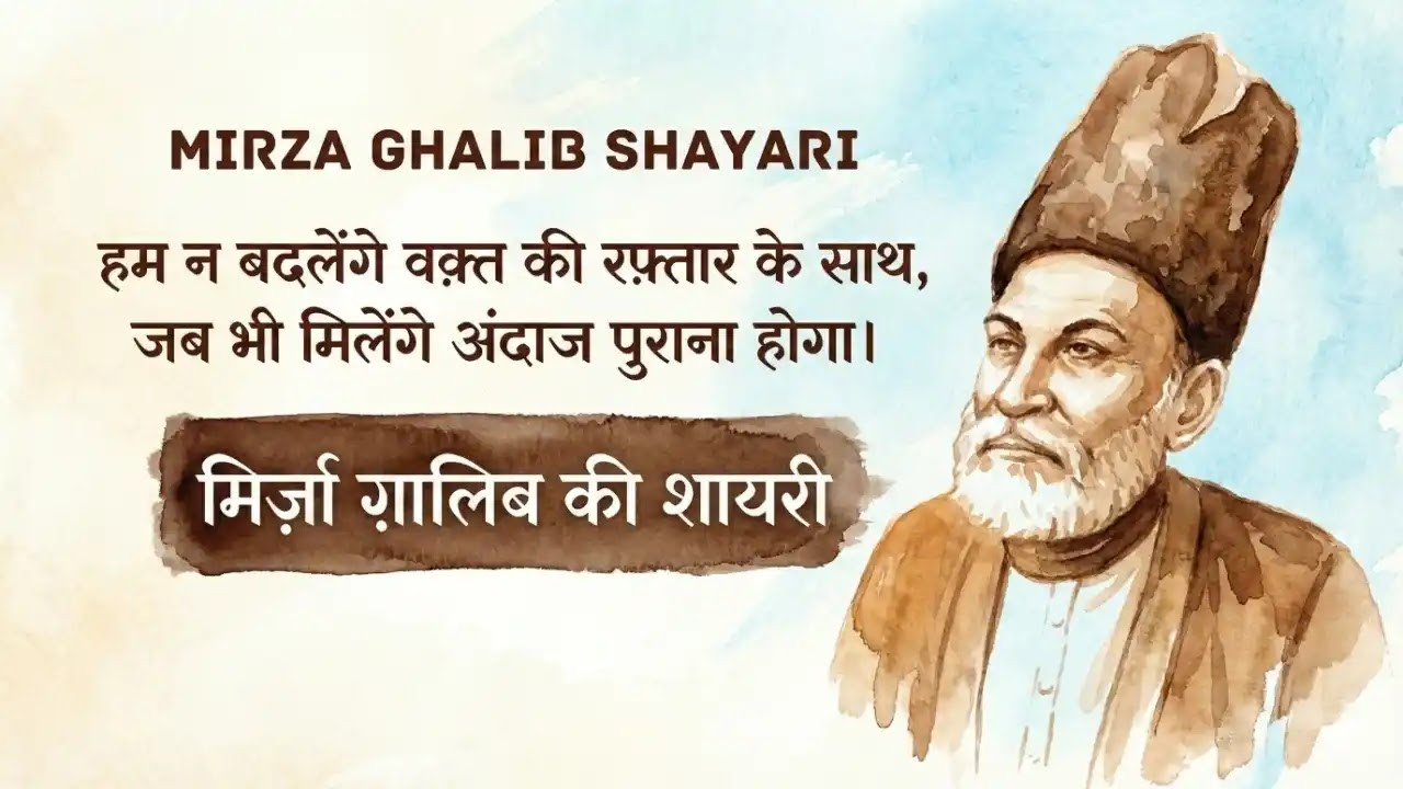 Mirza Ghalib ki Shayari in Hindi