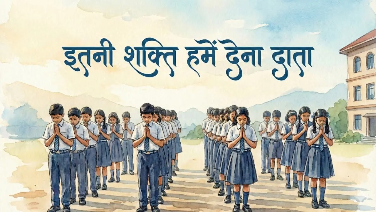 इतनी शक्ति हमें देना दाता - प्रार्थना
