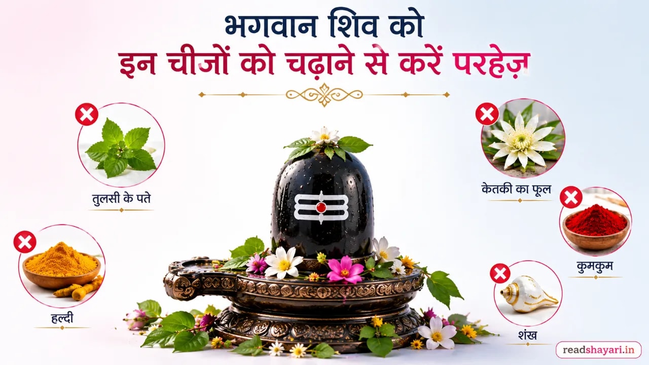Shivling Par Kya Nahi Chadhaye 5 Chize Image