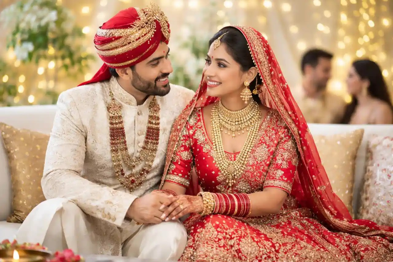 Arranged marriage couple wedding emotional bonding and family tradition arranged marriage couple wedding emotional bonding and family tradition