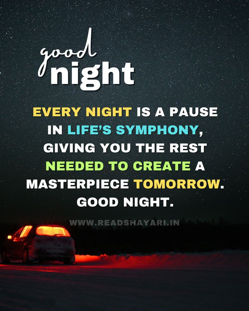 Good Night Quotes Status - Image 7