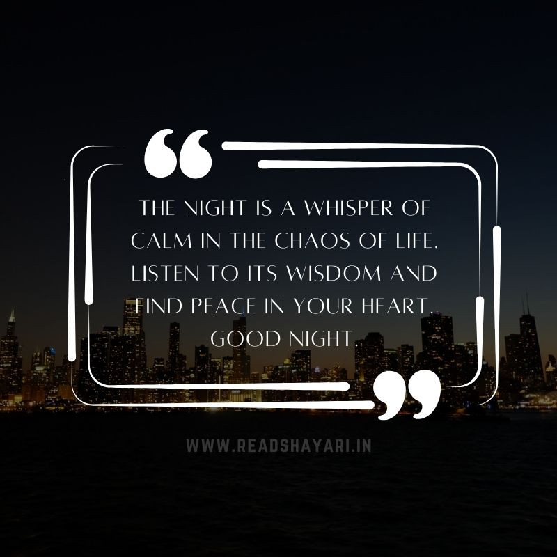 Good Night Quotes Status - Image 17