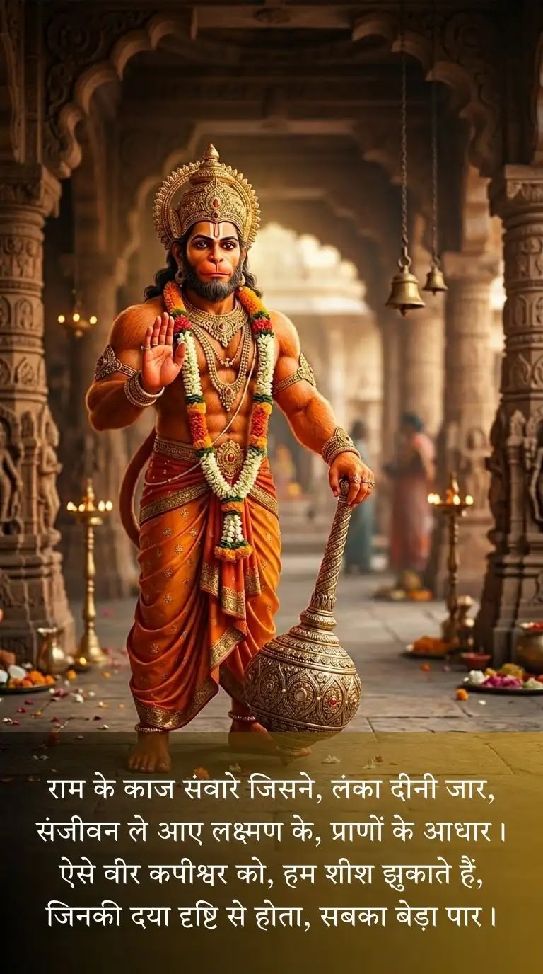 Hanuman Ji Bhakti Shayari in Hindi