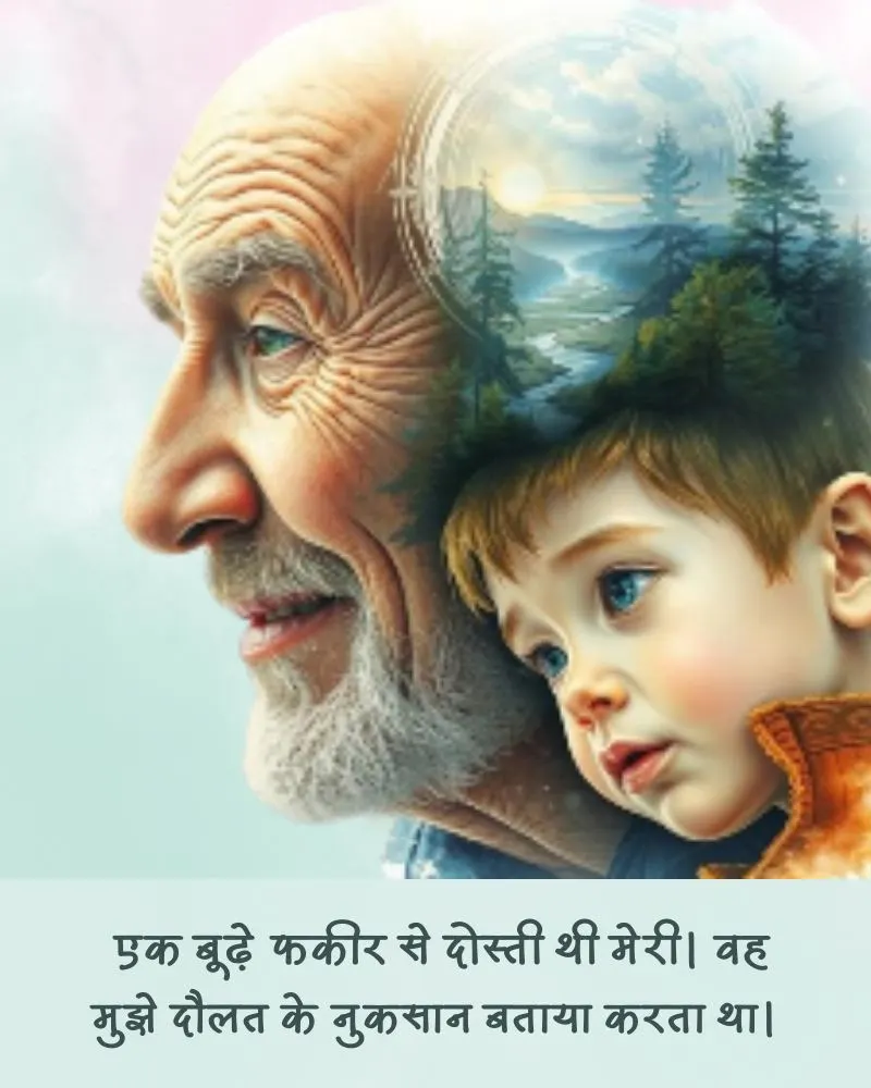 जज़्बाती दर्द भरी शायरी Emotional Dard Shayari in Hindi - एक बूढ़े फकीर से दोस्ती थी मेरी